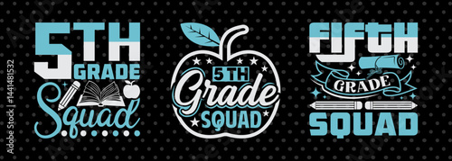 Fifth Grade Squad SVG Senior Graduation Cap Graduation Tshirt Design Senior Year Quote Design