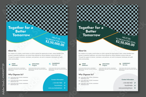 Community Service Event Flyer, Nonprofit Volunteer Opportunity Flyer, Creative Fundraiser Event Poster, Charity Concert Event Flyer Design, Save Children Fundraising Campaign Flyer, Disaster Relief