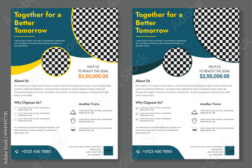 Community Service Event Flyer, Nonprofit Volunteer Opportunity Flyer, Creative Fundraiser Event Poster, Charity Concert Event Flyer Design, Save Children Fundraising Campaign Flyer, Disaster Relief