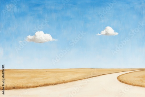 This filename suggests a minimalist landscape painting of the countryside, optimized for low-resolution display.