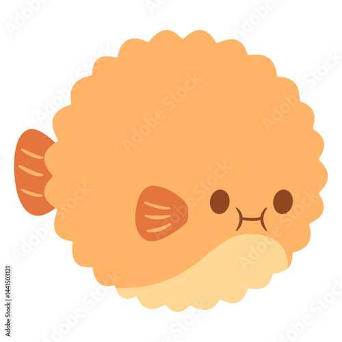 puffer fish of illustration 
