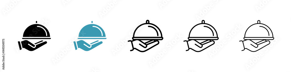 Tray of food icon vector simple design Tray of food icon vector simple design