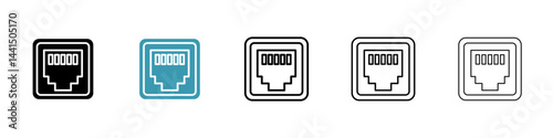 TCP icon vector simple design