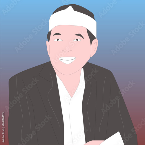 a man wearing traditional clothes