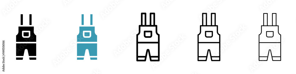 Overall icon vector simple design Overall icon vector simple design