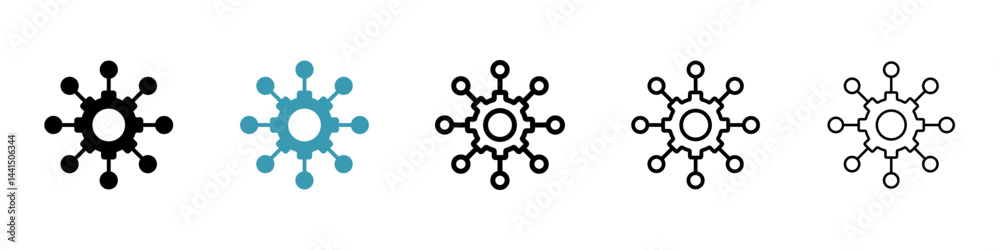 Multichannel marketing icon vector simple design Multichannel marketing icon vector simple design