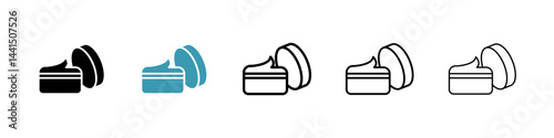 Facial cream icon vector simple design