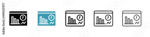 Dashboard icon vector simple design