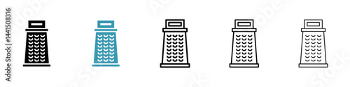 Cheese grater icon vector simple design