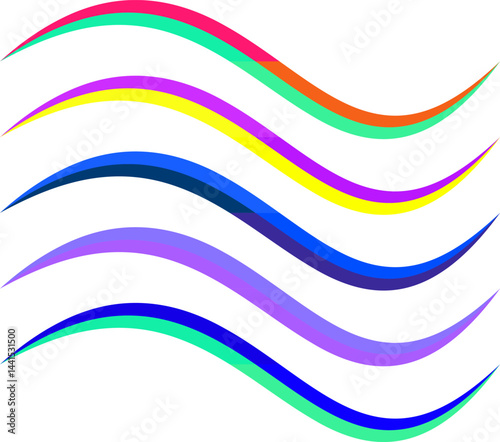Abstract wave background