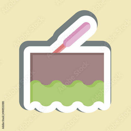 Sticker Laser. related to Cosmetology symbol. design editable