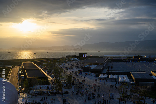 Fotografie 2025大阪関西万博の夕景