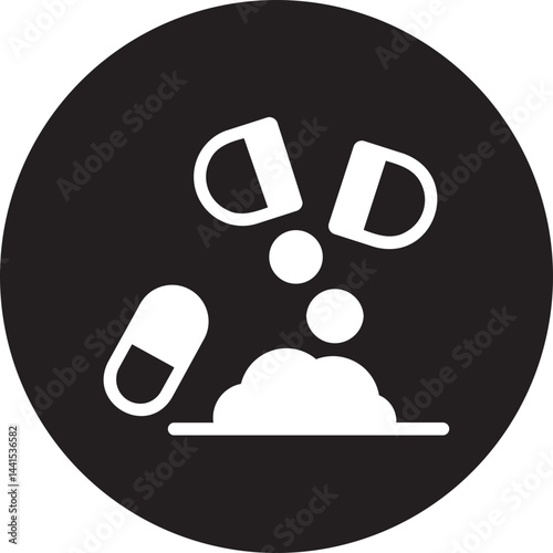 drugs glyph icon