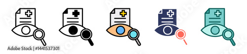 Vision Test multiple icon