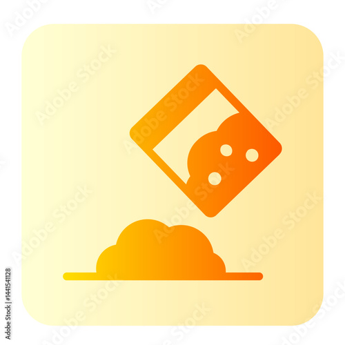 cocaine gradient icon
