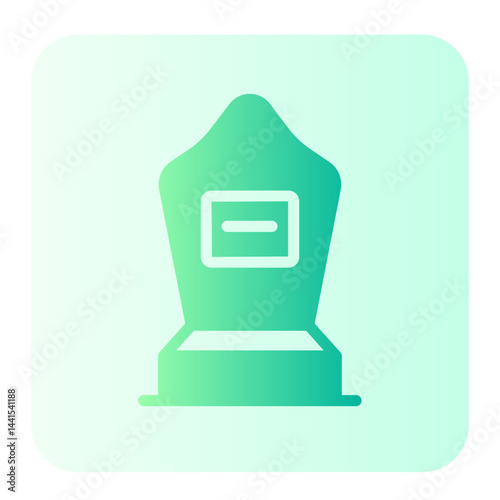 grave gradient icon