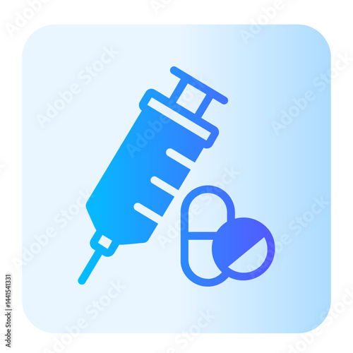 steroids gradient icon