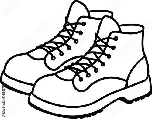 sport shoes vector illustration