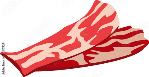 Bacon Strips Illustration