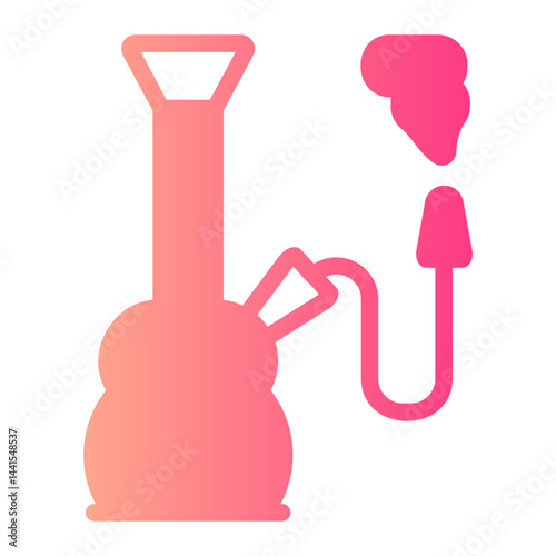 hookah gradient icon