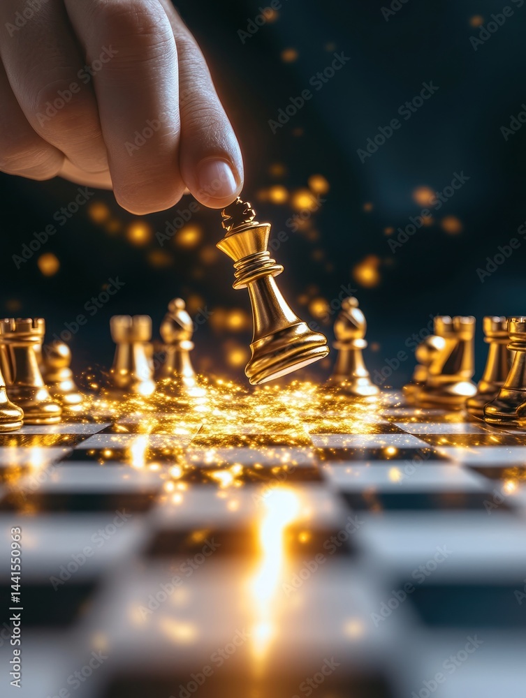 Golden Chess King: Strategy, Triumph, and Leadership