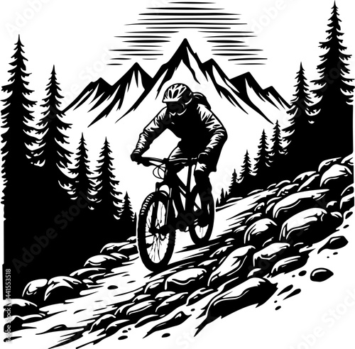 mountain tree Outdoor Adventure  vector bundle