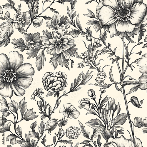 Elegant and Unique Floral Illustrations: Isolated Bouquets, Wreaths, and Botanical