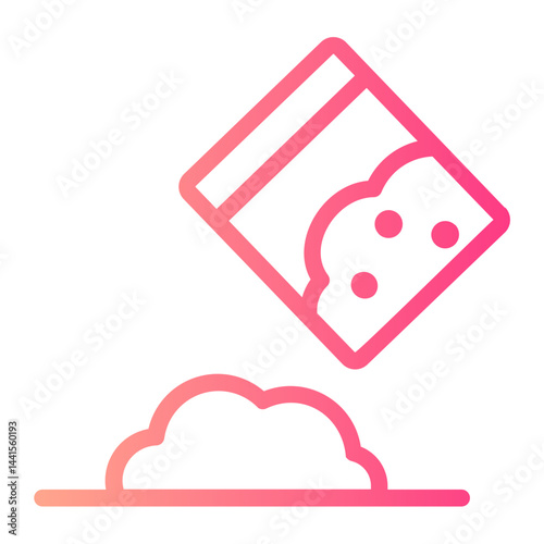 cocaine gradient icon