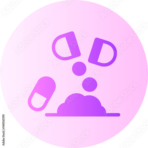 drugs gradient icon