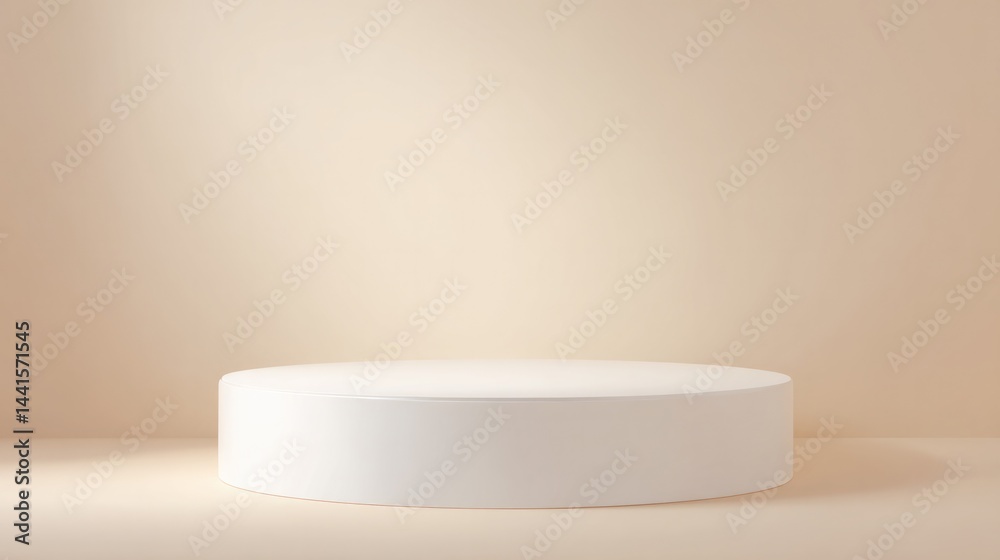 minimalistic empty food podium is centered with abundant copy space highlighting its clean design minimalistic empty food podium is centered with abundant copy space highlighting its clean design