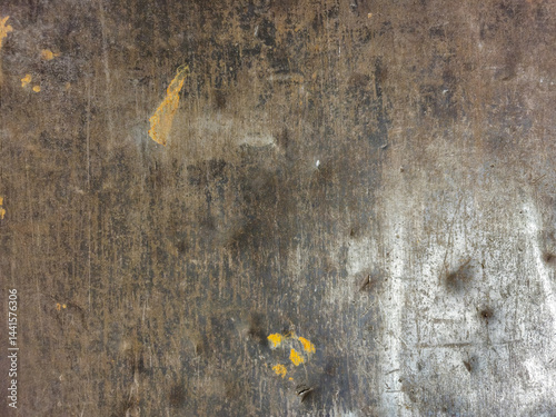 Scratched Metal Surface with Vintage Industrial Texture and Grunge Appearance