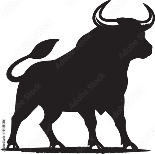 Bull Vector Art, Icons