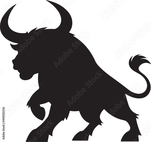 Bull Vector Art, Icons