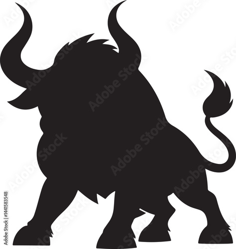 Bull Vector Art, Icons