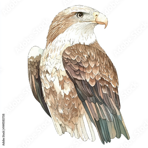 A Eagle simple cartoon