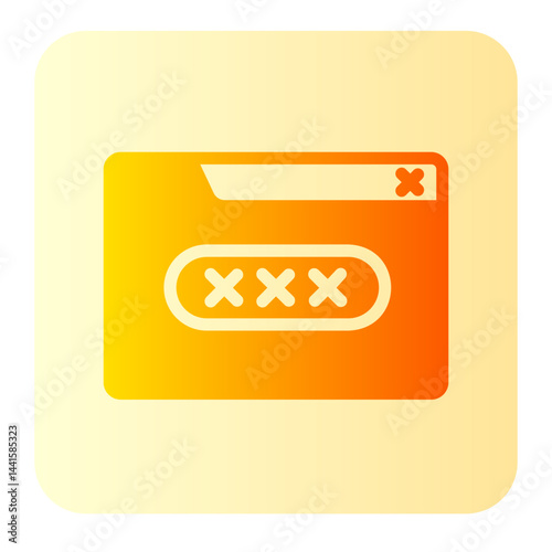 sex addict gradient icon