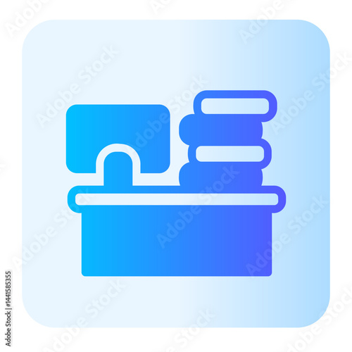 workaholic gradient icon