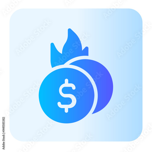 wasteful gradient icon