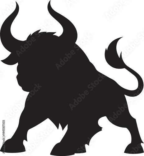 Bull Vector Art, Icons