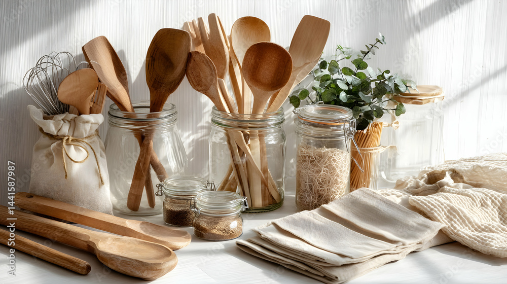 Plastic-Free Kitchen Inspiration with Glass Storage Solutions