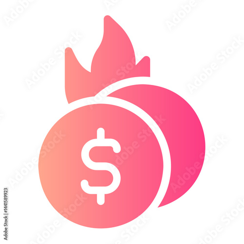 wasteful gradient icon