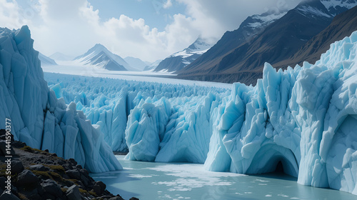 Glaciers are massive, slow-moving rivers of ice that form over centuries from compacted layers of snow in regions where accumulation exceeds melting. These natural wonders are dynamic, carving out val