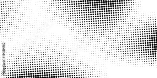 Grunge halftone gradient background. Faded grit noise texture. White and black sand wallpaper. Retro pixelated backdrop. Anime or manga style comic overlay simple