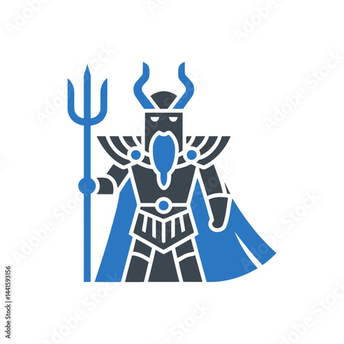 Mythical Warrior God Icon