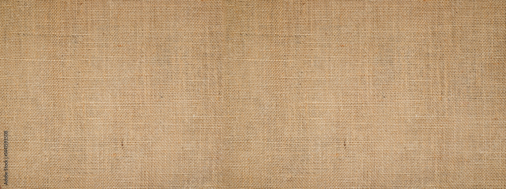 Cotton woven fabric background with flecks of varying colors of beige and brown. with copy space. office desk concept, Hessian sackcloth burlap woven texture background High Resolution ,panoramic Cotton woven fabric background with flecks of varying colors of beige and brown. with copy space. office desk concept, Hessian sackcloth burlap woven texture background High Resolution ,panoramic