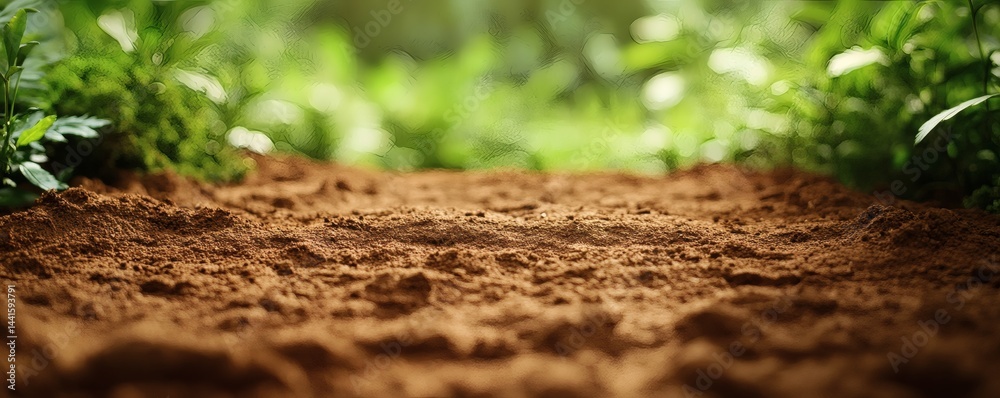 Fototapeta premium Close-up view of rich, fertile earth.