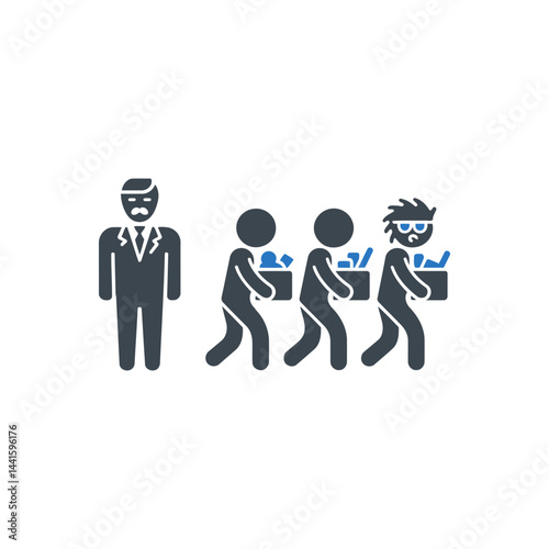 Office Layoff Icon