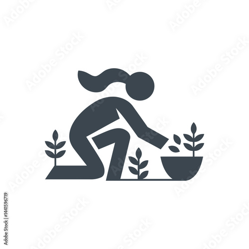 Gardening Plant Care Icon