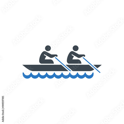 Rowing Team Duo Icon