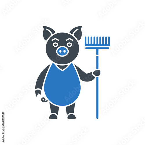 Farm Pig Icon
